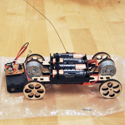 Photo of "A.N.G.L.E.R", a race car designed by high school students