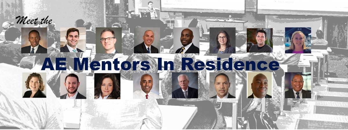 headshots of the first cohort of the Mentors IN  Residence Initiative