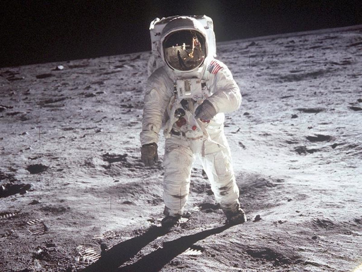 Astronaut on the Moon - courtesy of NASA