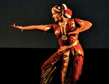 Rikhi Roy in her Indian Classical Dance (Bharatanatyam) attire