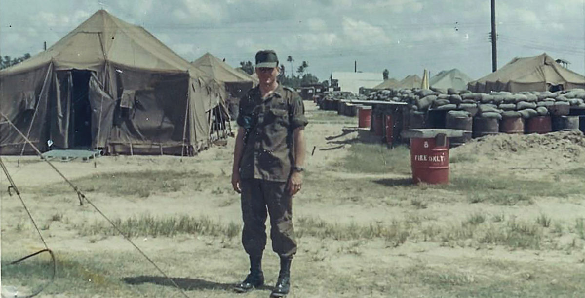 Daniel Schrage in 1970 in Vietnam