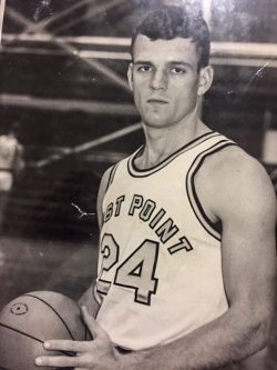 Daniel Schrage as a basketball player at Westpoint