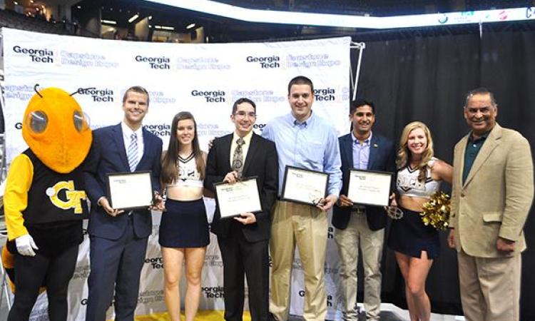 <p><em>Betty BEAR, a hand-launched UAV designed to aid first-responders, took home the top aerospace engineering prize at the April 23 Capstone Expo. Check out the video:</em> <a href="https://youtu.be/hmE67gsI1y4"><strong>T</strong></a><a href="https://youtu.be/hmE67gsI1y4"><strong>he Making of Betty BEAR</strong></a><em>. Check out the</em> <a href="https://www.flickr.com/photos/117948618@N08/sets/72157649823445724/"><strong>slideshow </strong></a><em>of all the AE teams.</em></p>