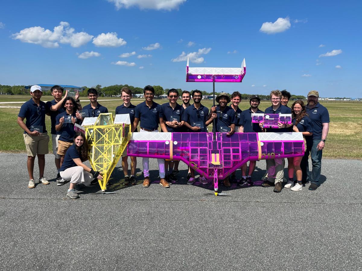 Design Build Fly Team Soars to Victory at the SAE Competition