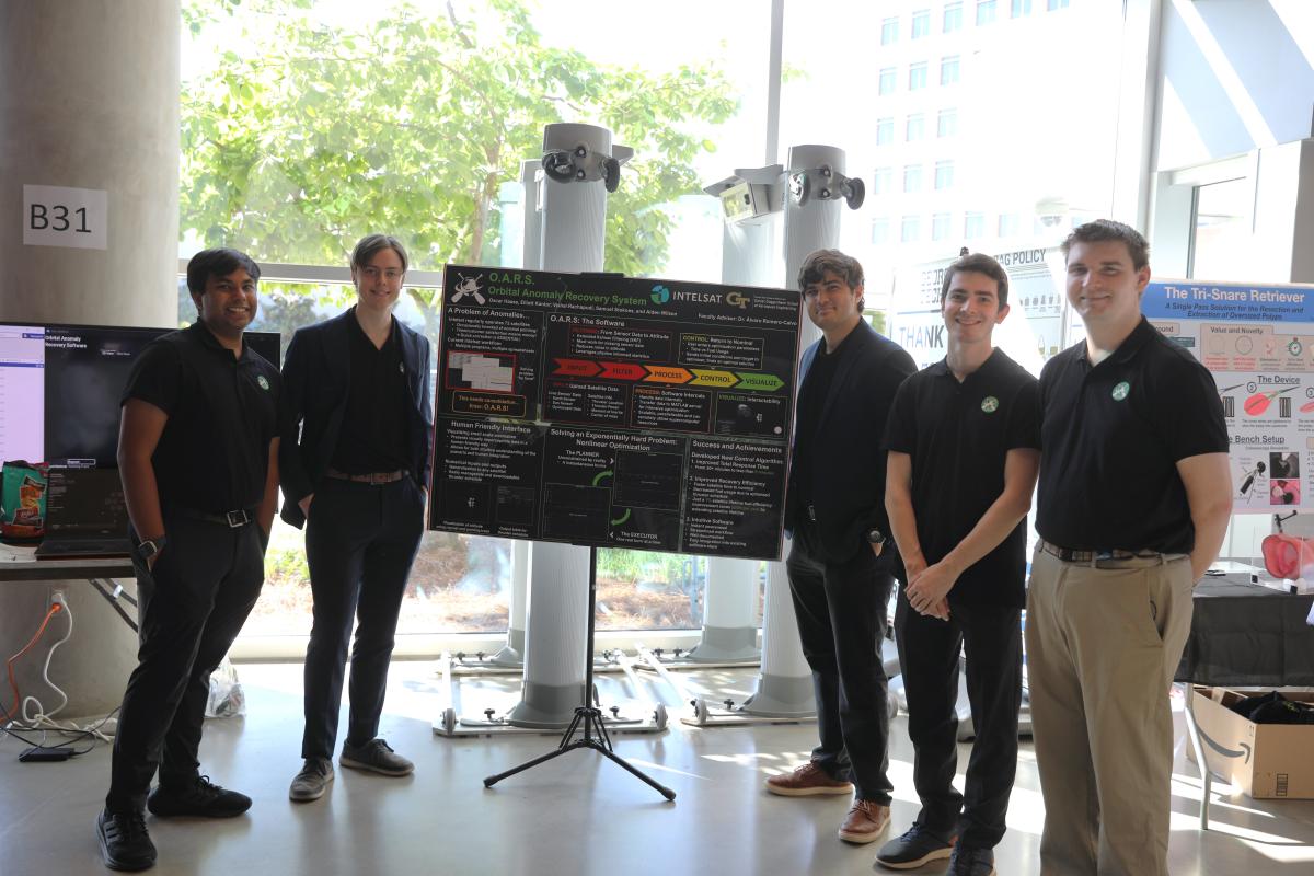 Team OARS during Capstone Expo