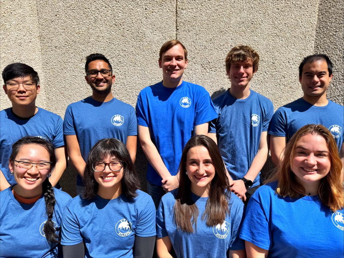a group of aerospace engineering student who received 2025 VSS scholarships