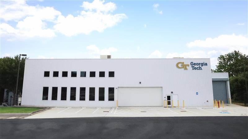 photo of the exterior of the aircraft prototyping laboratory at Georgia Tech