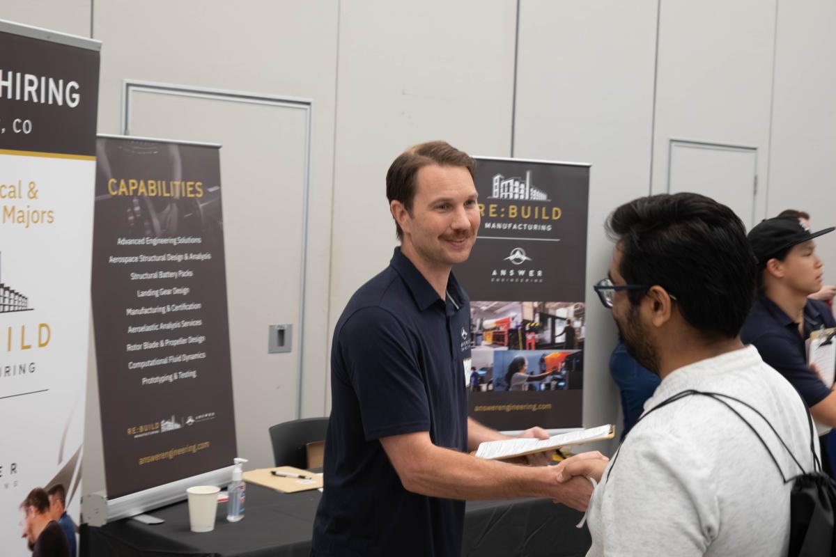 student and recruiter